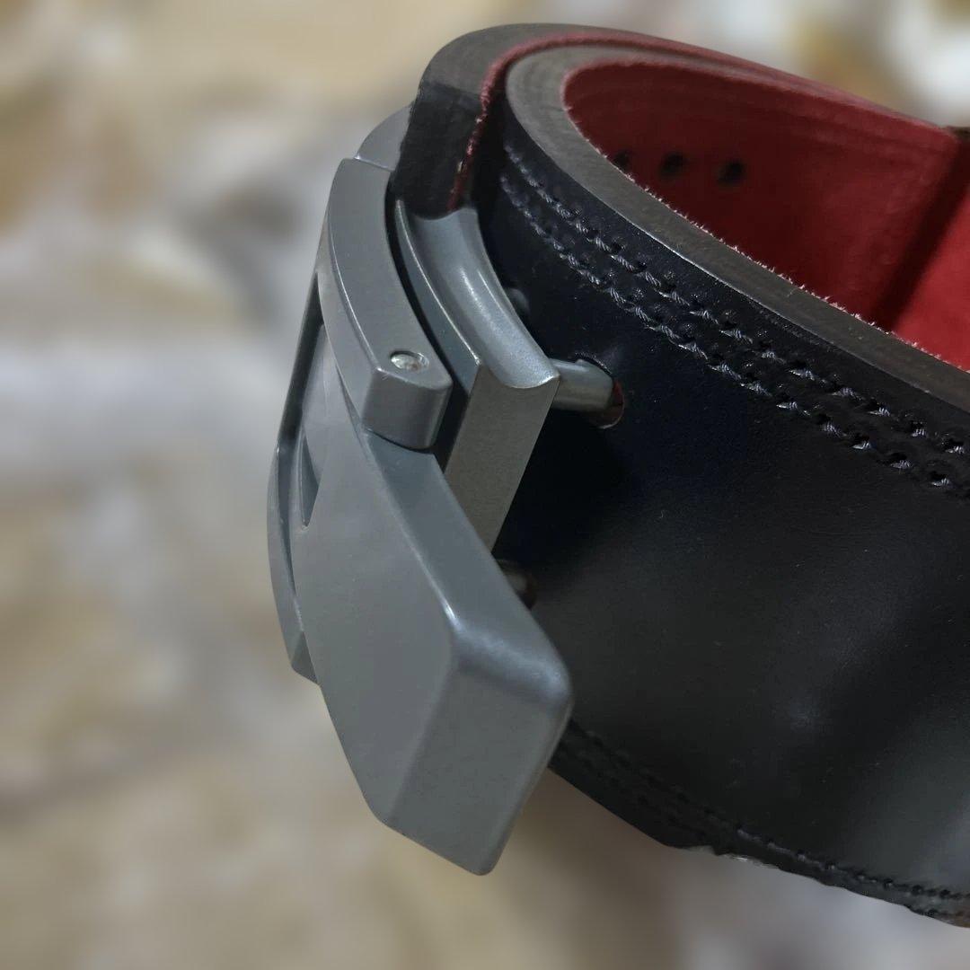 SBD トレーニング・パワーベルト 黒/赤　Mサイズ