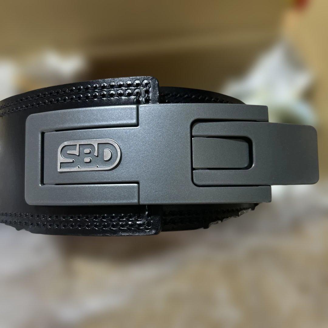 SBD トレーニング・パワーベルト 黒/赤　Mサイズ