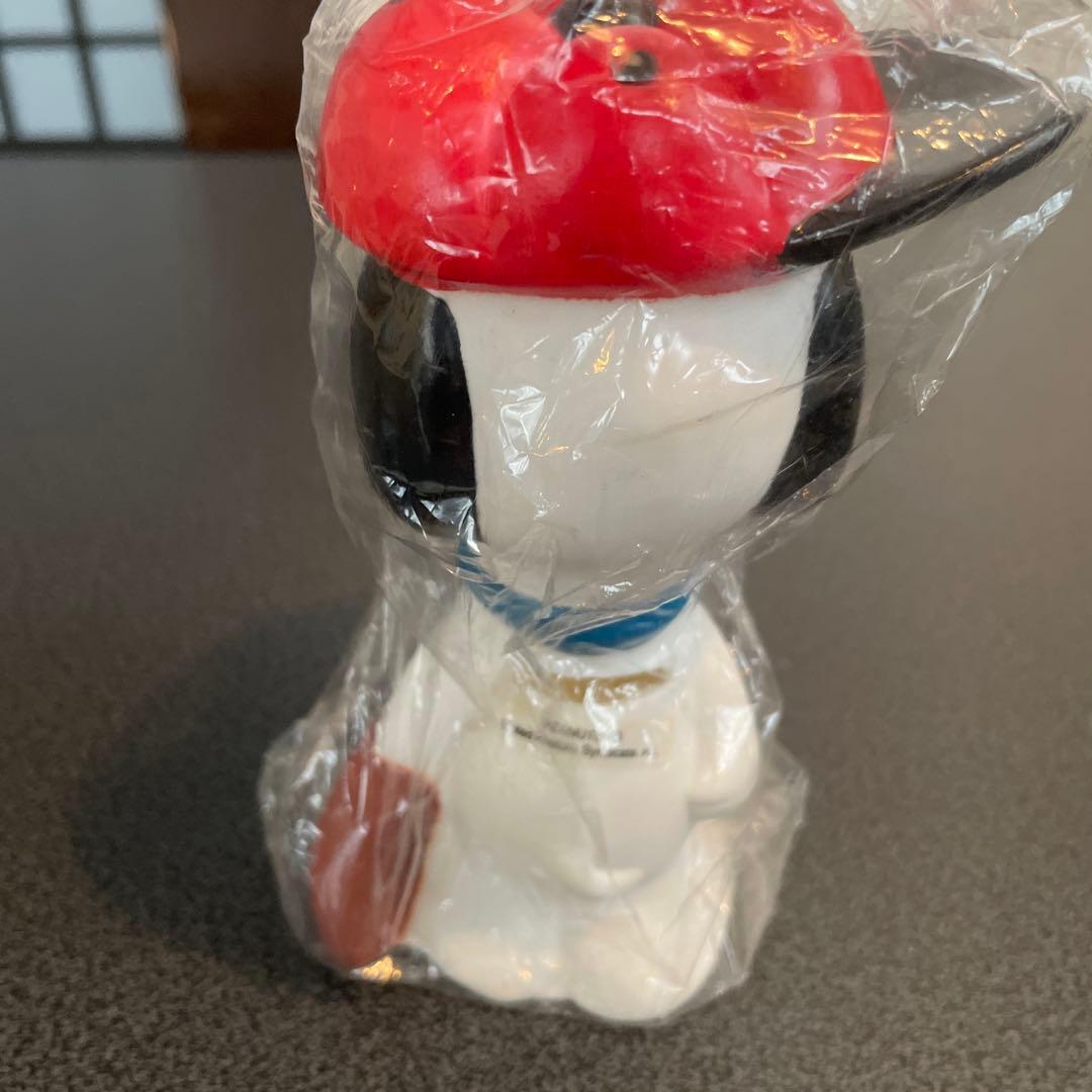スヌーピー 貯金箱 ソフビ