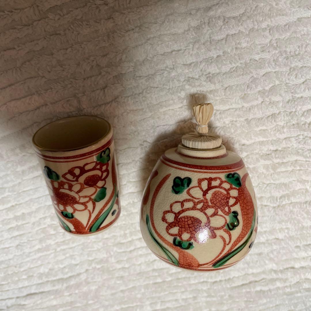 黒色木製茶箱セット