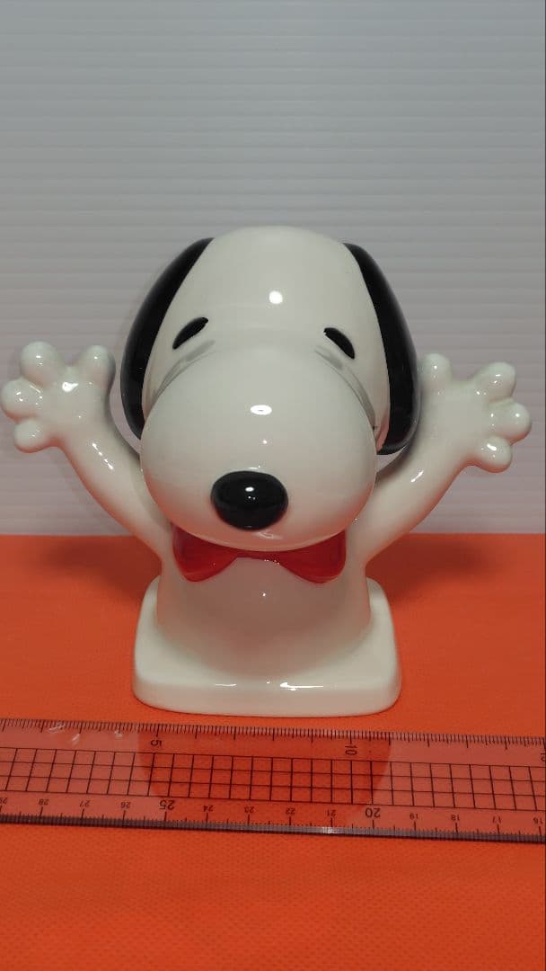 美品　ヴィンテージ　スヌーピー　バンク　陶器製