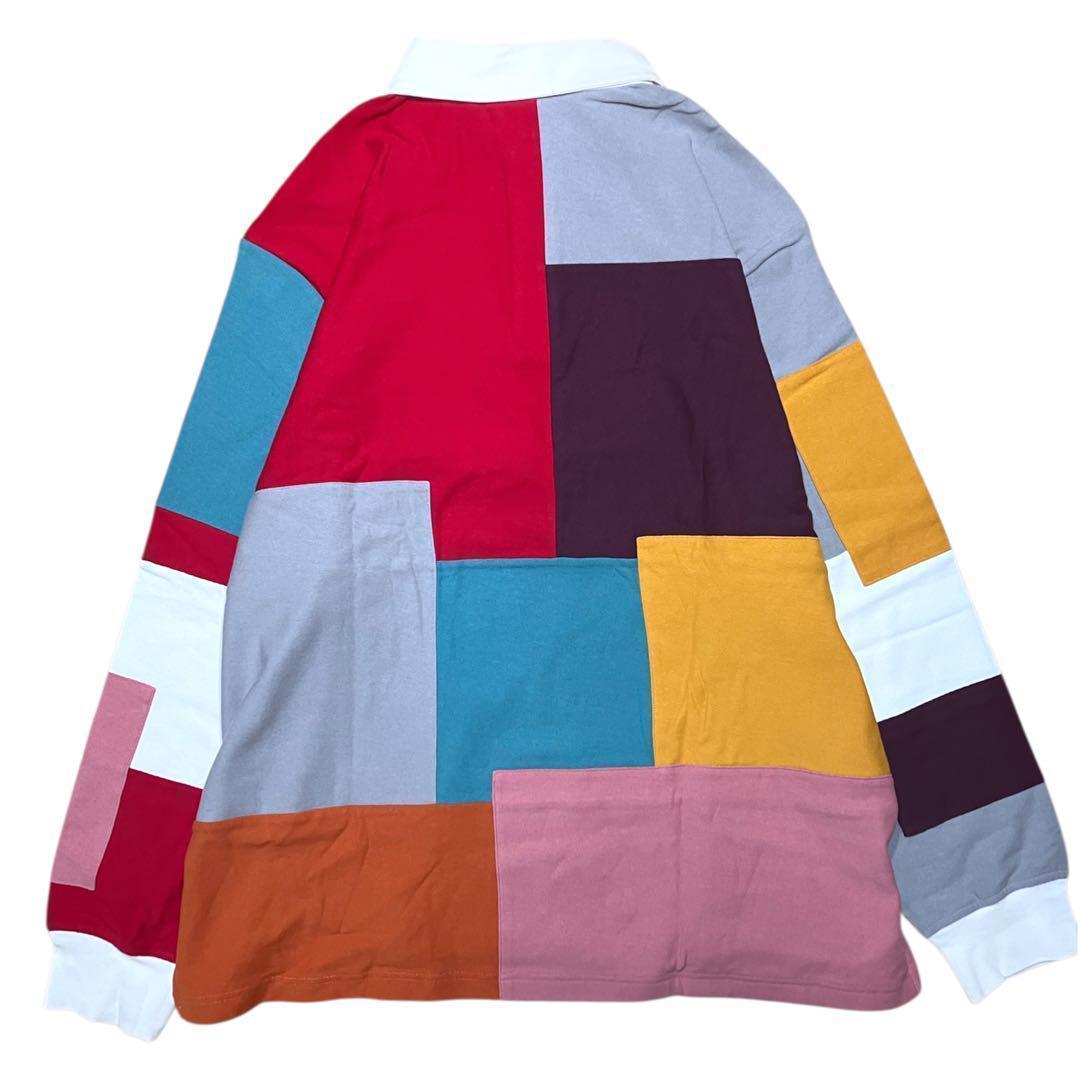 新品・未使用　KITH　長袖シャツ マルチカラー　パッチワーク　XXLサイズ