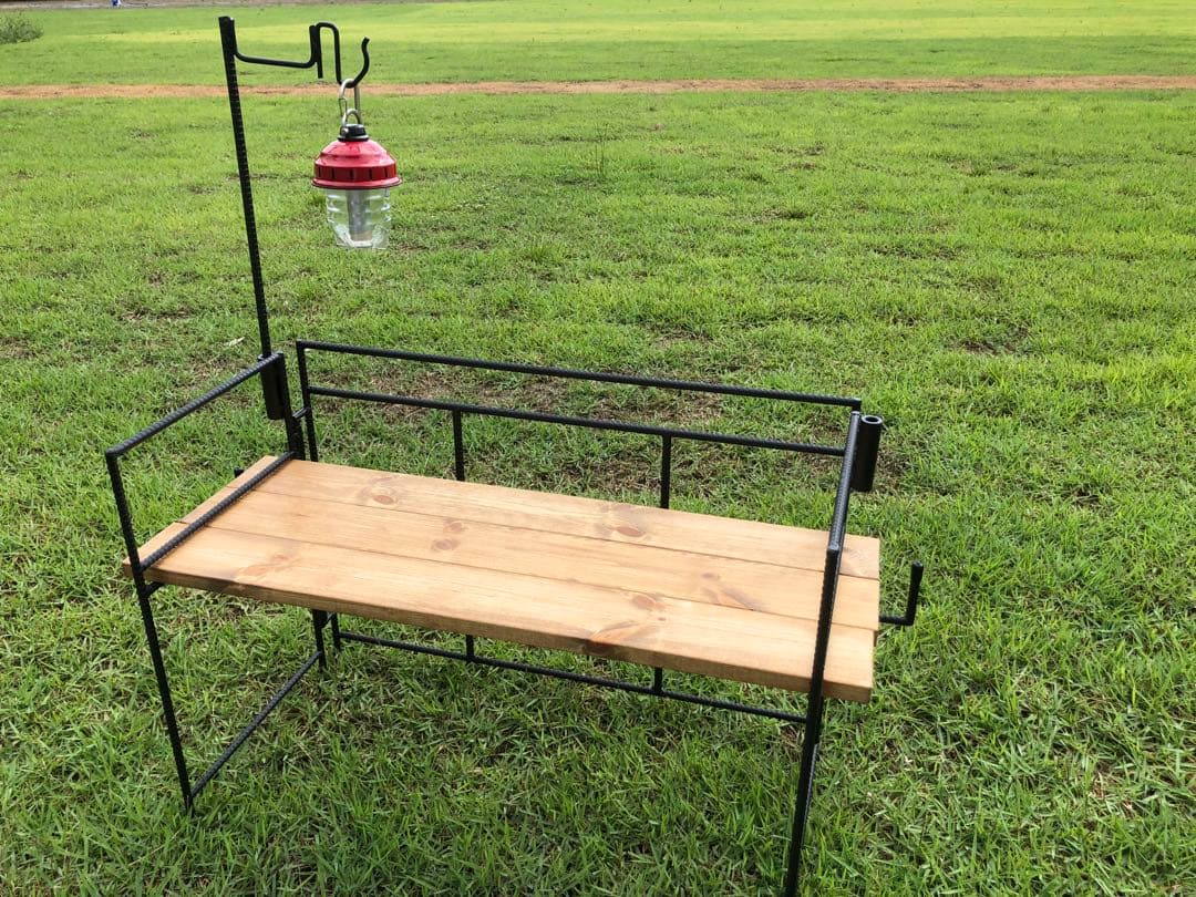 オルテガ柄アイアンテーブル　アイアンレッグ 【NO.21】