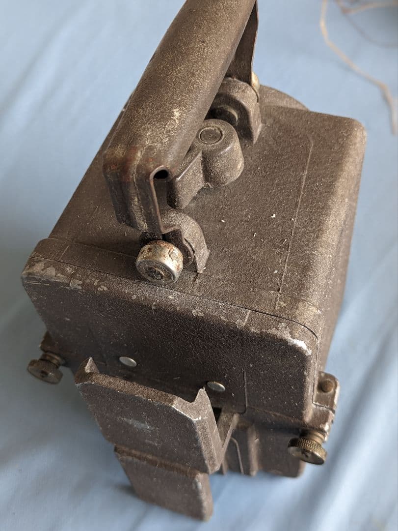 フランスアンティーク 国鉄 SNCF 手信号 レッドシグナルランプ 1950年