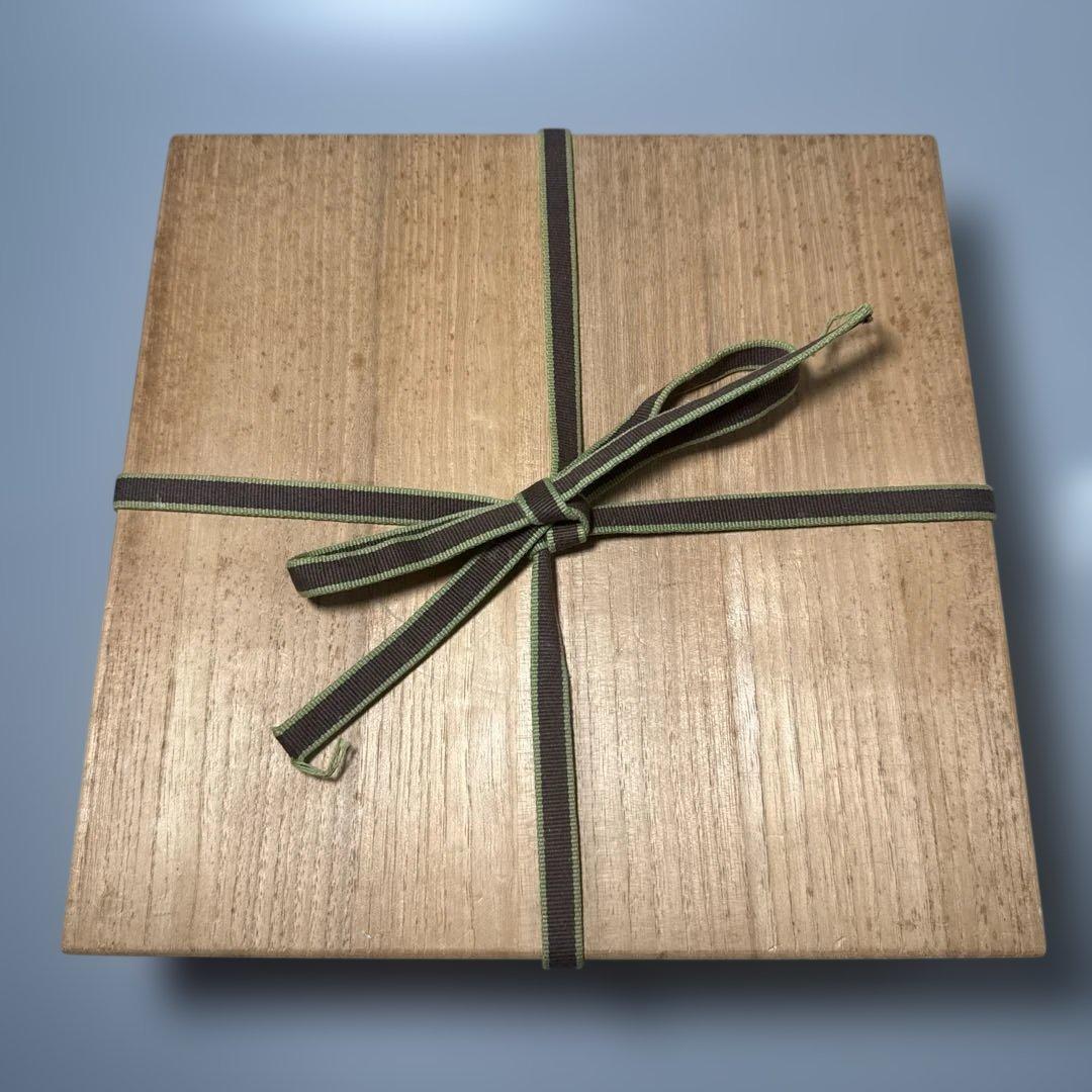 古平戸　染付鶴文様茶碗　五客　特注仕立箱　汲み出し　江戸後期〜明治期　古伊万里