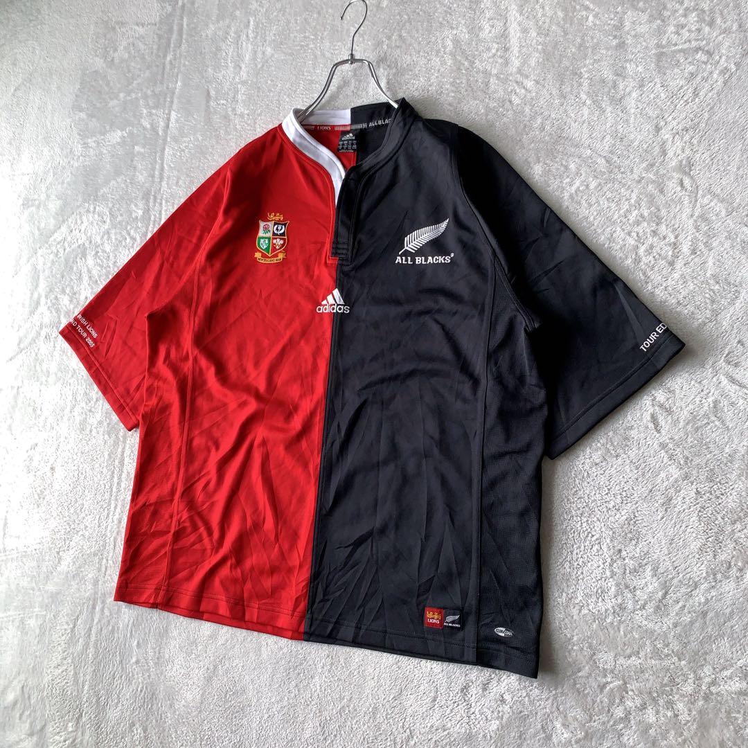 超希少 アディダス製 B&I Lions 05年 遠征 記念 オールブラックス