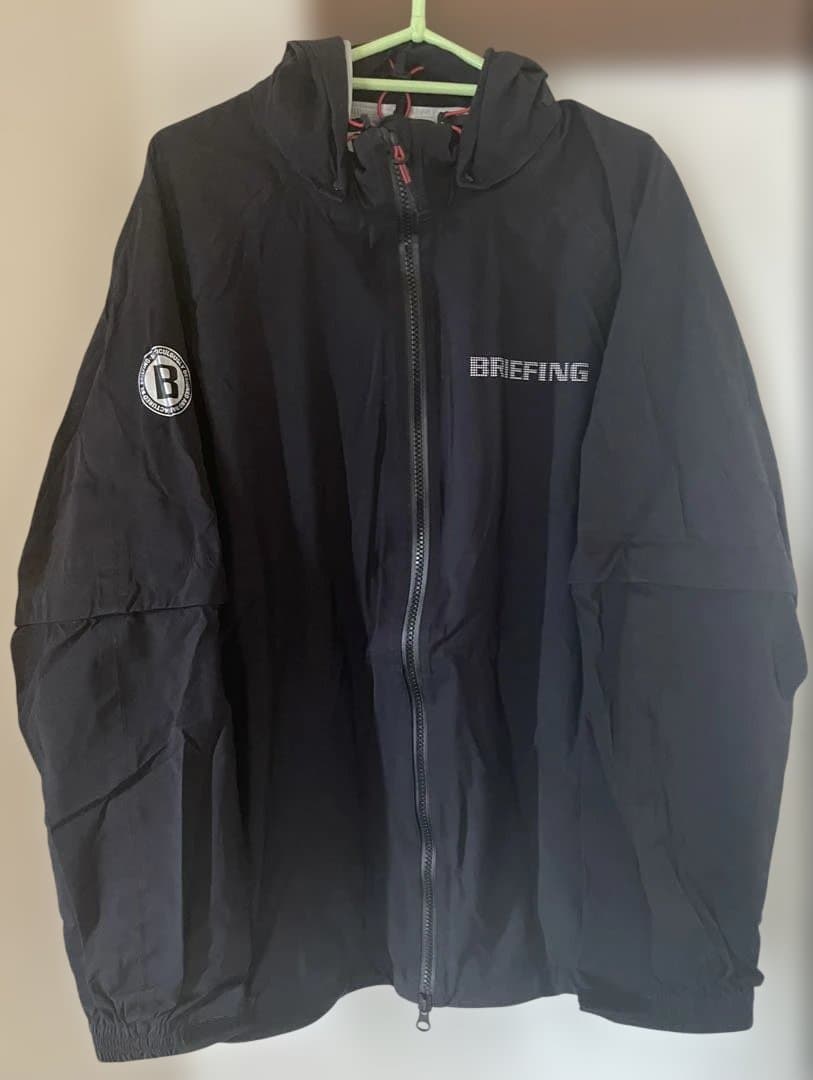 BRIEFING ウォータプルーフジャケット　XL ブラック！