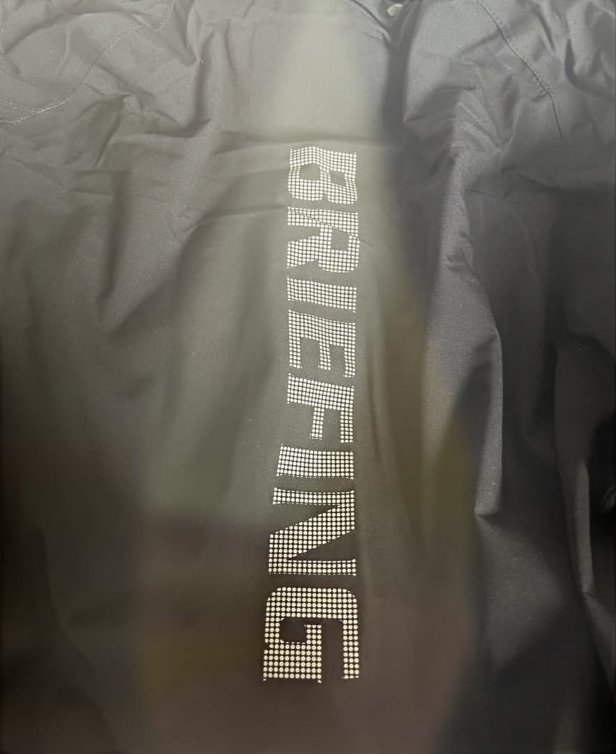 BRIEFING ウォータプルーフジャケット　XL ブラック！