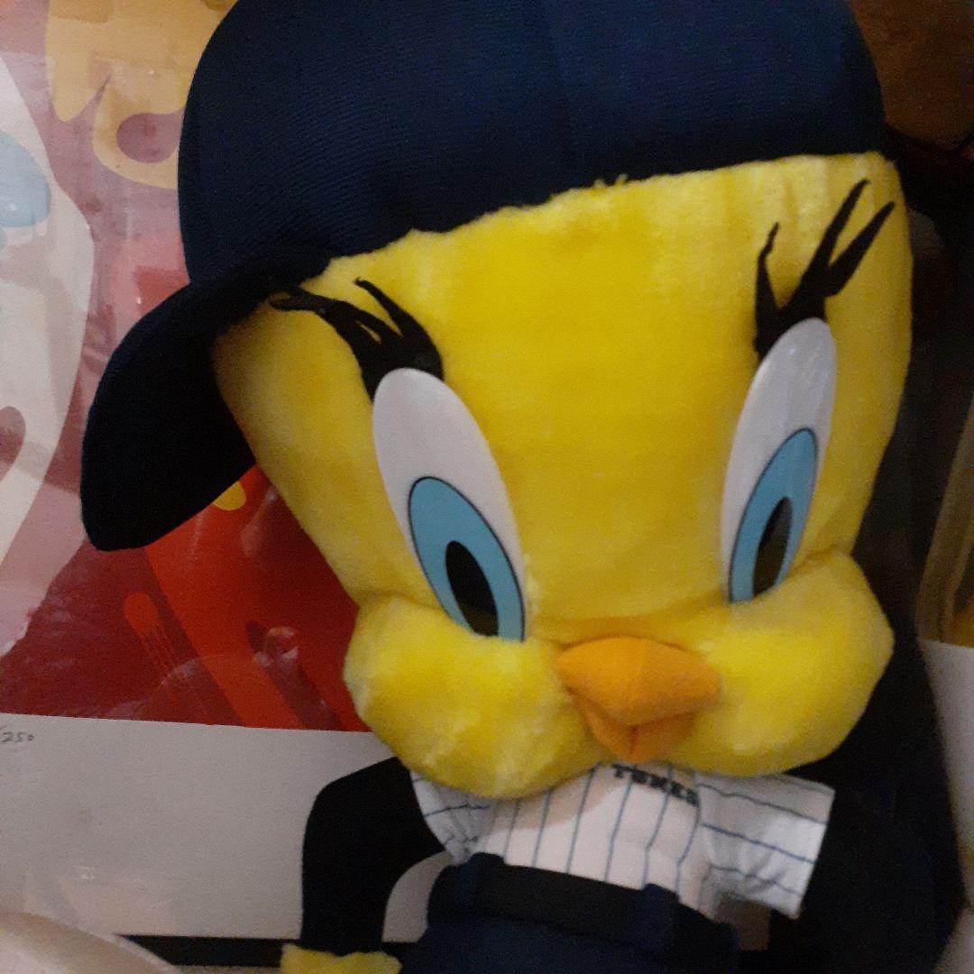 ビンテージ　90S BIG　トゥイーティ ぬいぐるみ TWEETY ベースボール