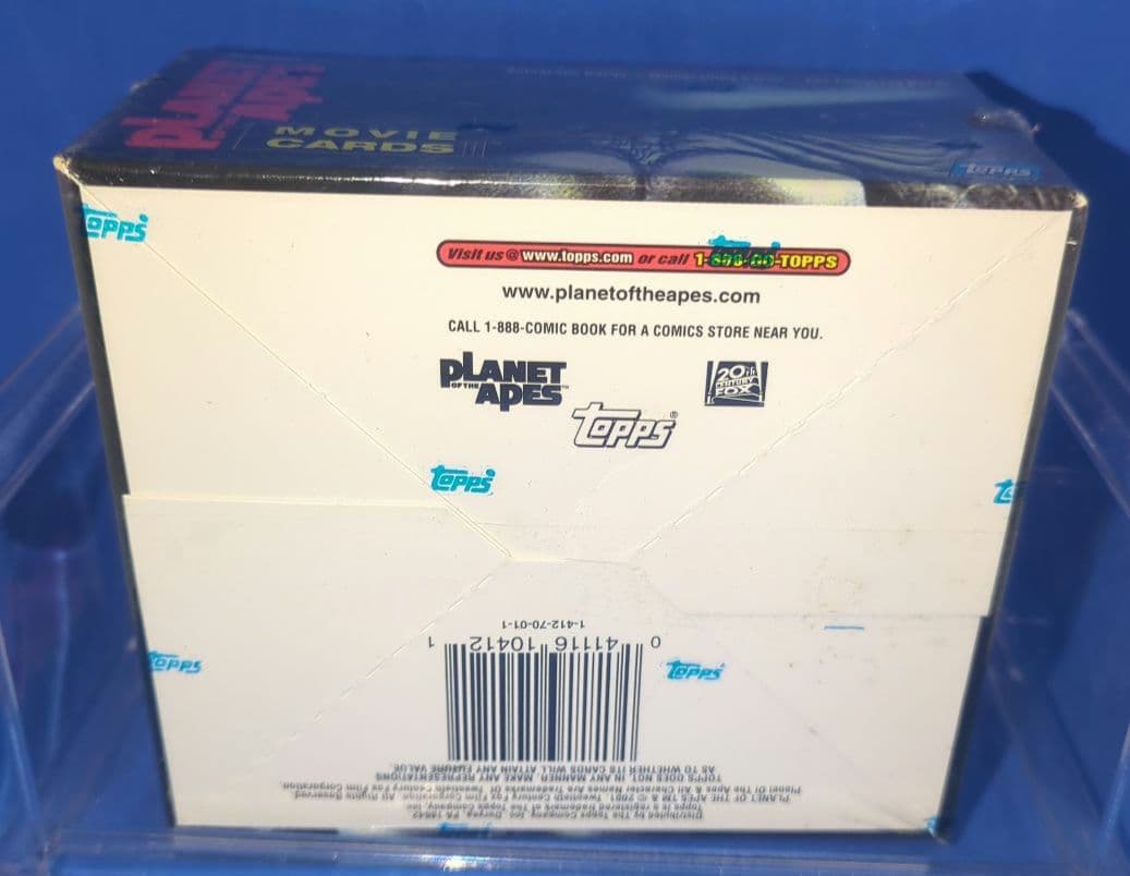 絶版　超希少　topps PLANET APES 猿の惑星　シュリンク付