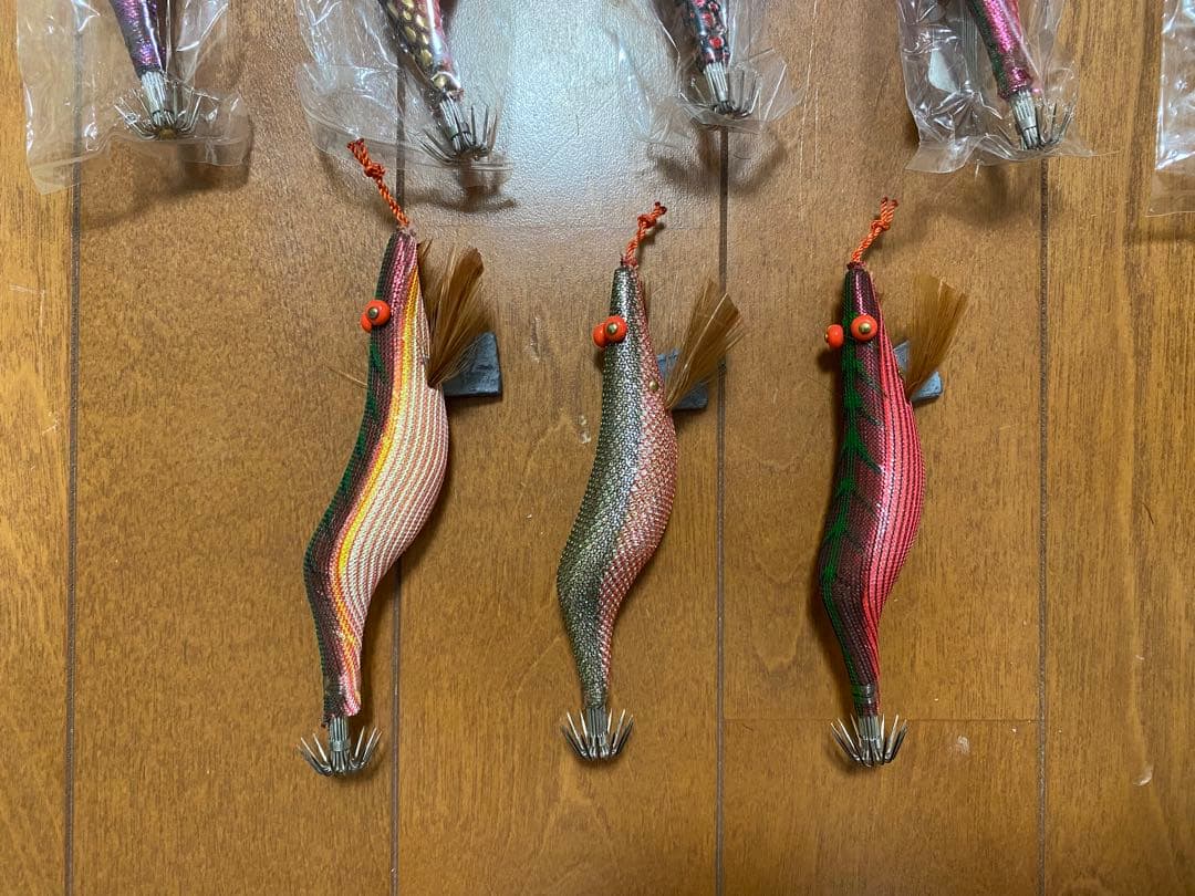 鹿児島本桐手作りマチダエギ 3.5寸×6本 3.0寸？×2本 の合計8本セット