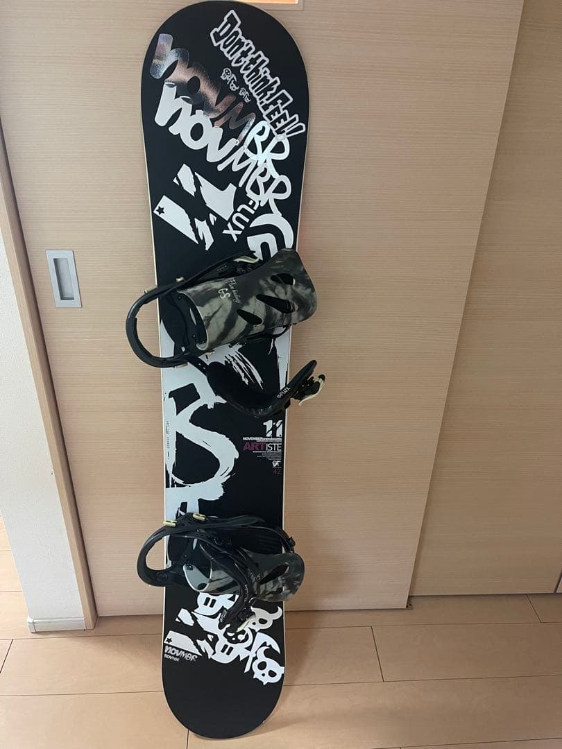 NovemberArtiste スノーボード142 flux ビンディング
