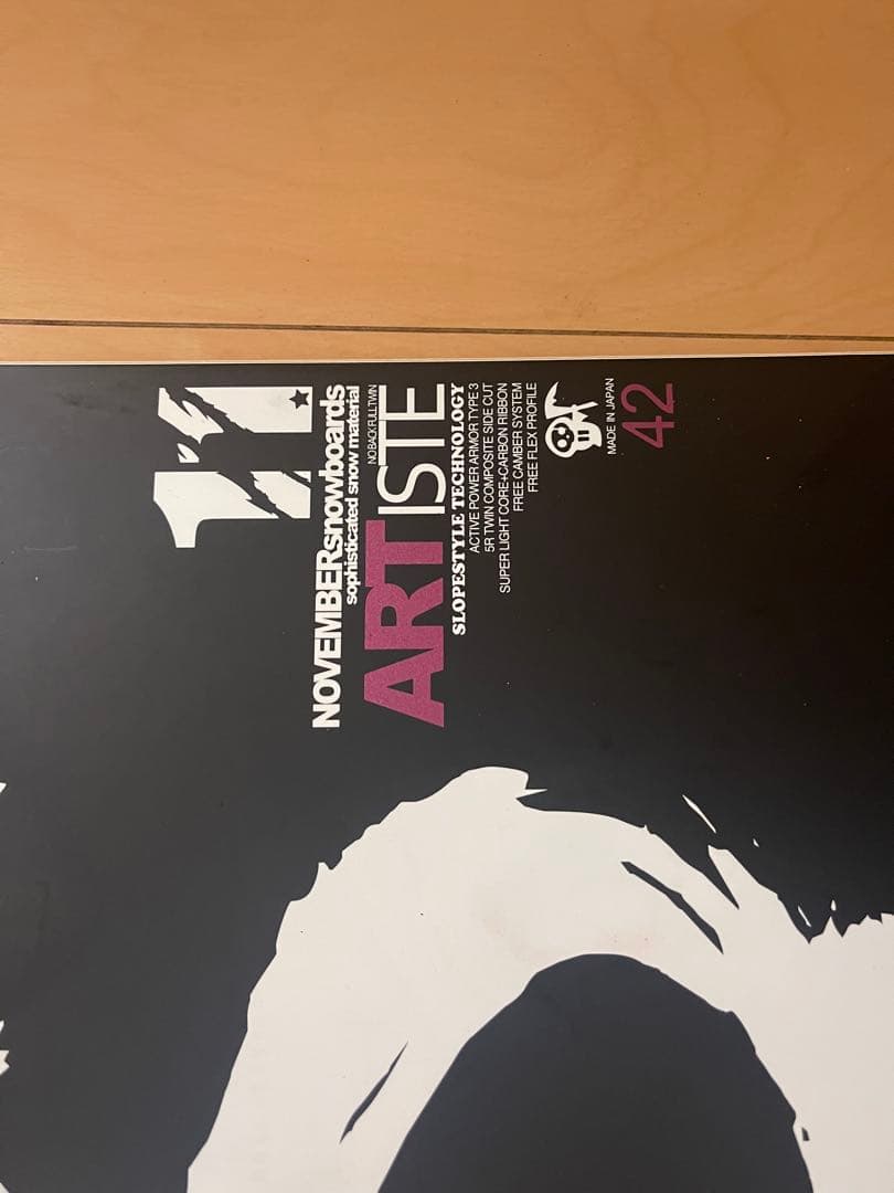 NovemberArtiste スノーボード142 flux ビンディング
