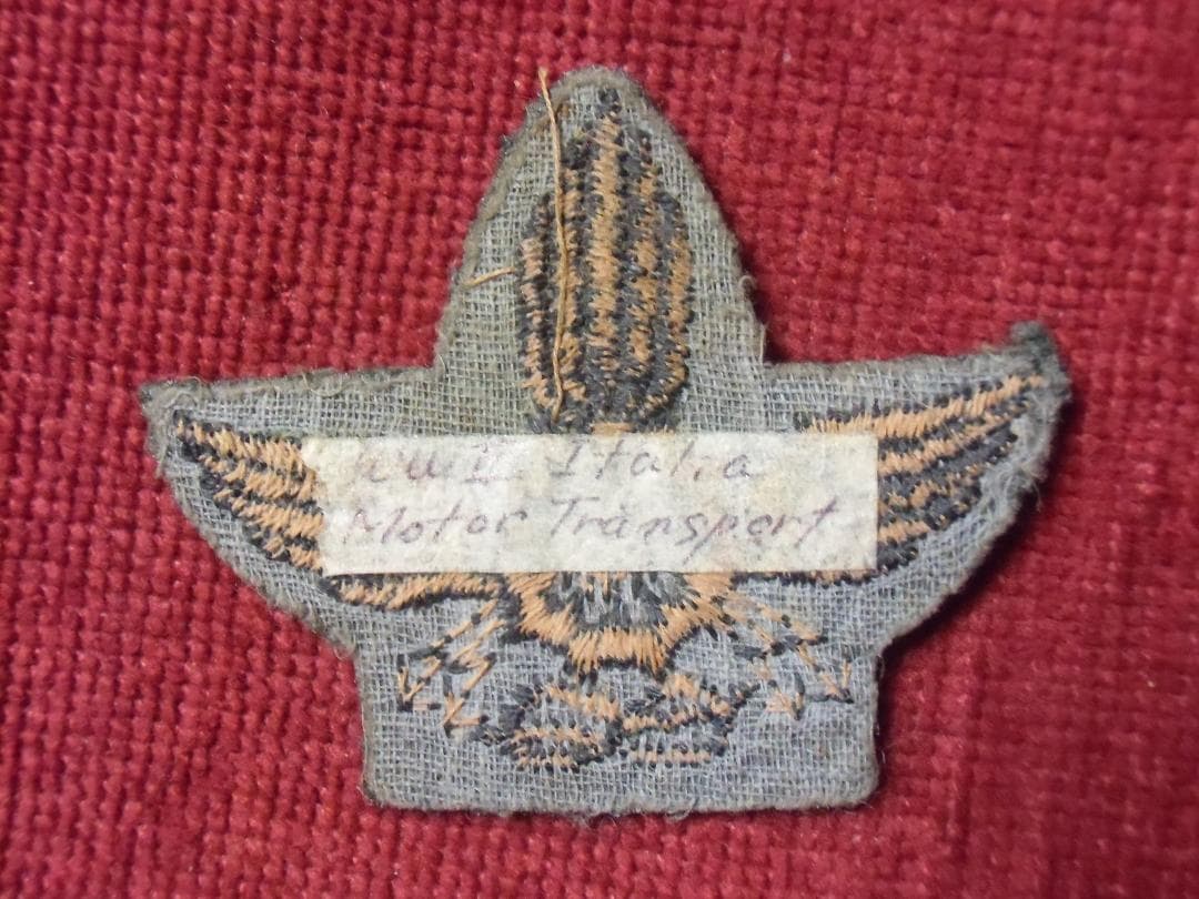 Ｉイタリア軍＊１９４０年代＊陸軍＊輸送軍団略帽章（実物）