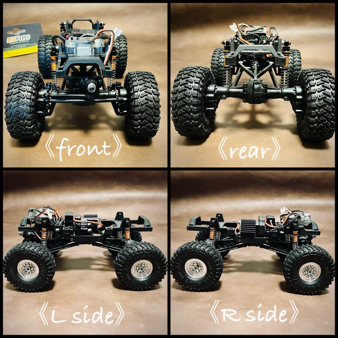 【FMS】 1/24 シボレー ブレイザー k5 セット　スマッシャーボディ付き