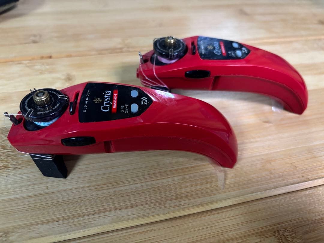 Crysia スピニングリール 2個セット レッド