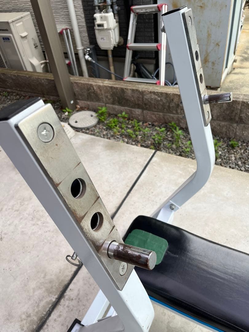 ２５０㎏対応ベンチプレスシャフト3段階調整有り引取り限定