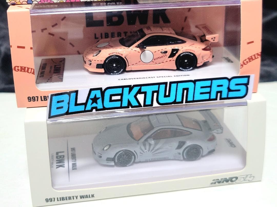INNO64 限定 LIBERTY WALK PORSCHE ミニカー 3セット