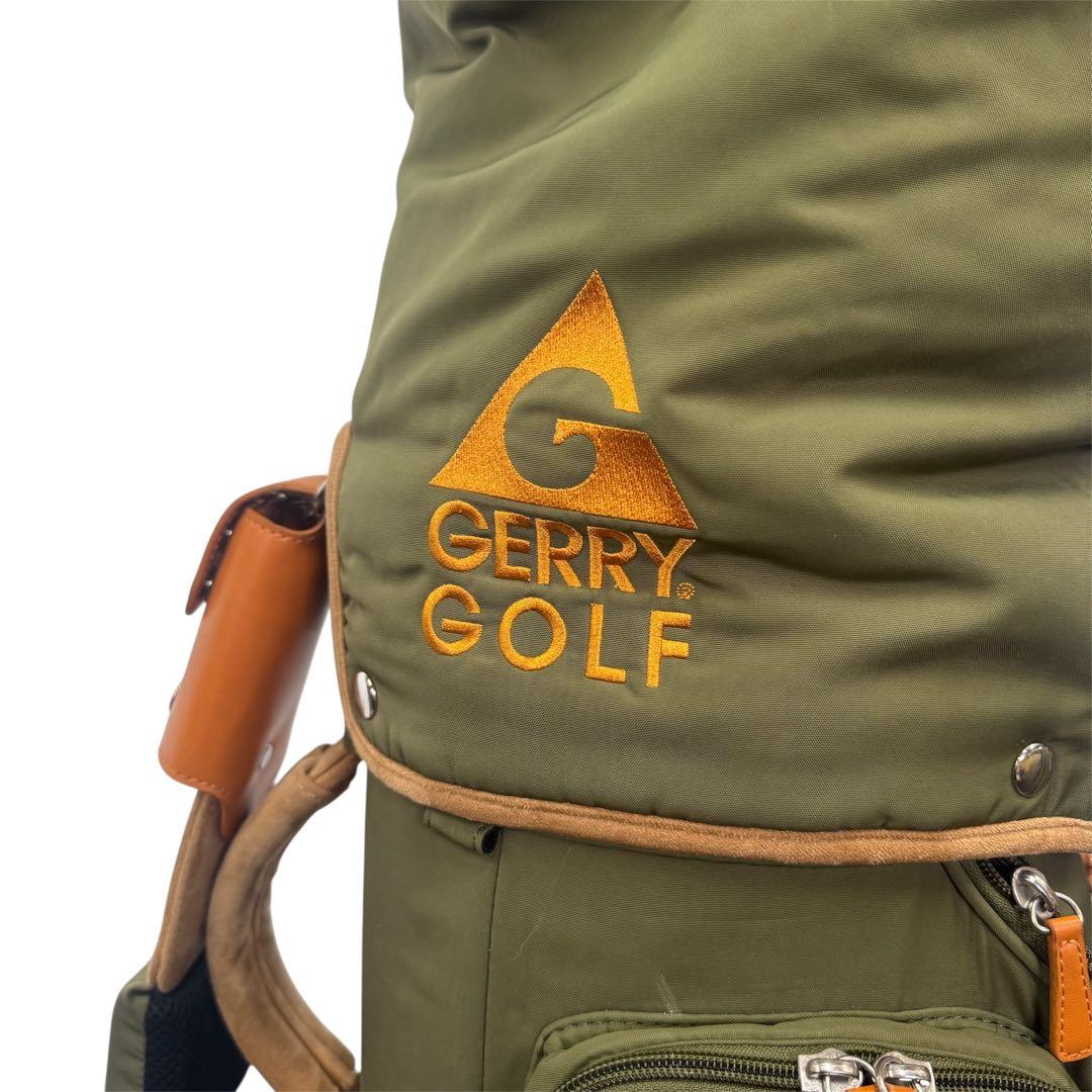 GERRY GOLF MARCH ゴルフキャディバッグ オリーブグリーン
