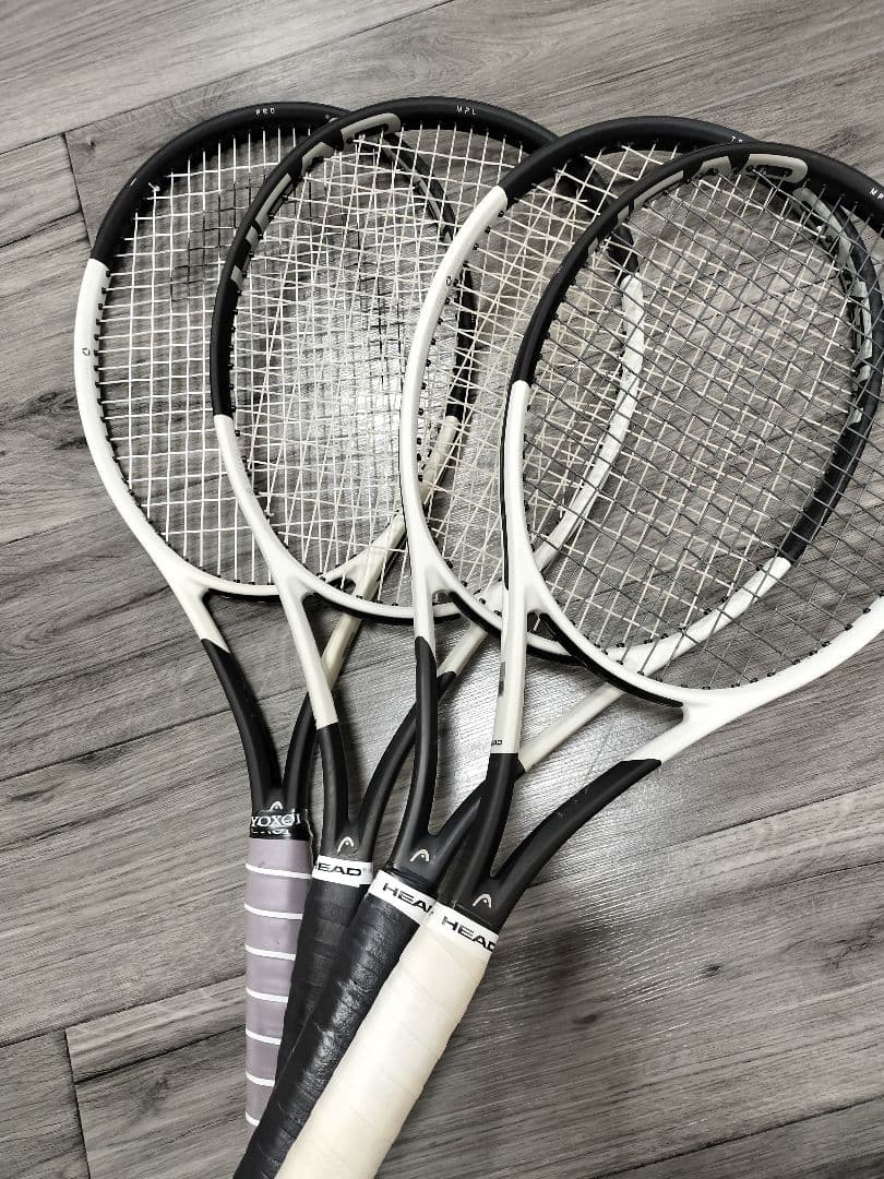 HEAD テニスラケット 4本セット