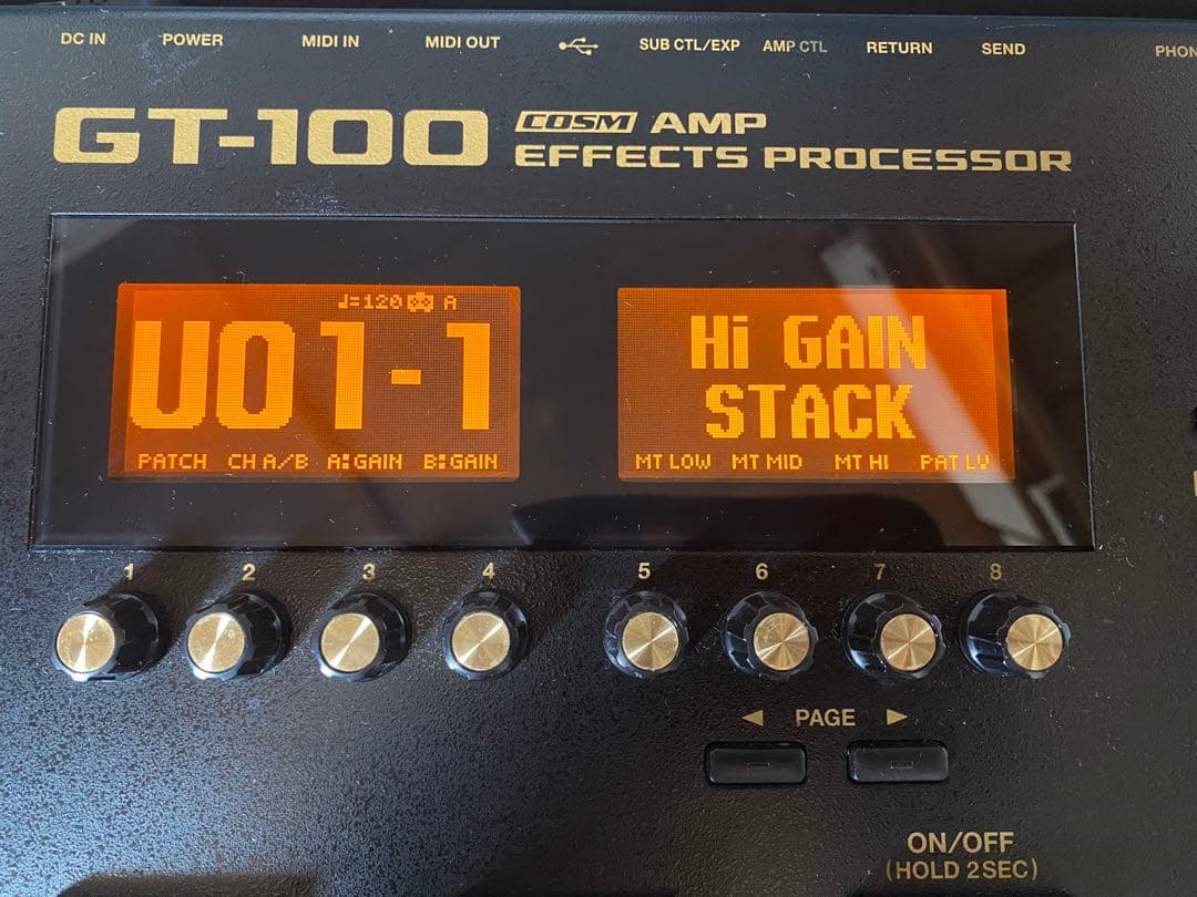 YAMAHA、BOSS GT-100 純正ACアダプタ　エフェクターケース