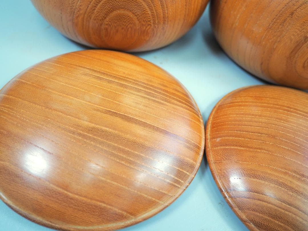 【宮崎県】日向特製蛤碁石38号/欅碁笥/碁笥箱セット