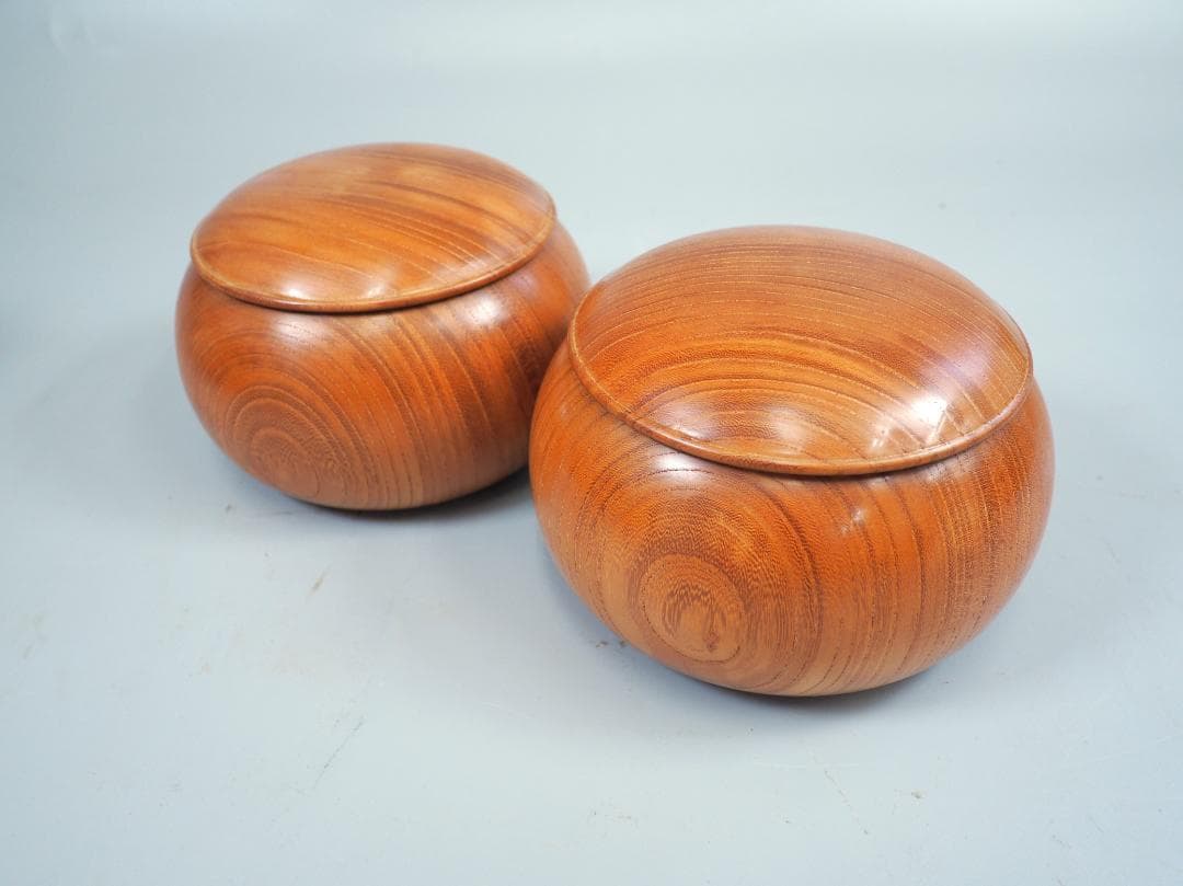 【宮崎県】日向特製蛤碁石38号/欅碁笥/碁笥箱セット