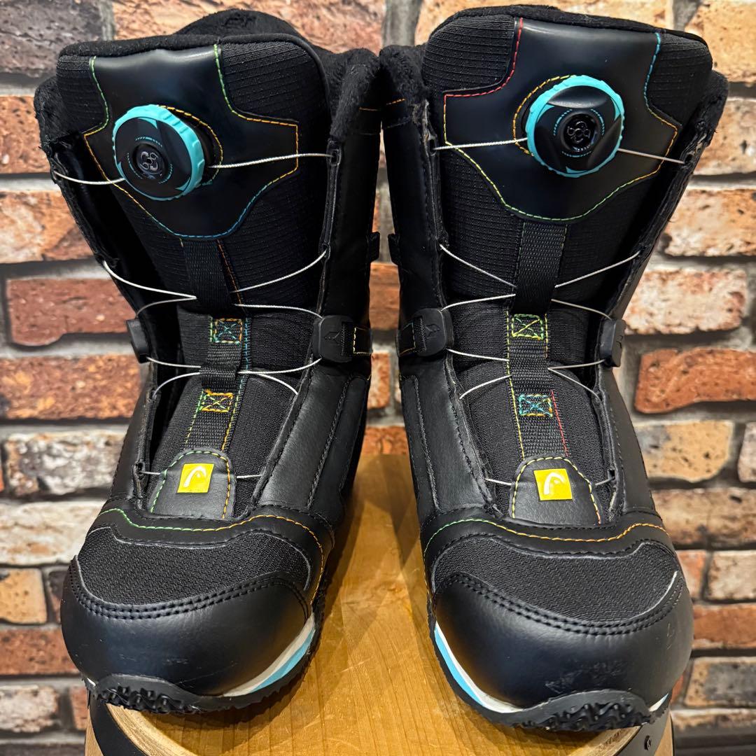 【美品】HEAD JR BOA スノーボードブーツ 22.5-23.5