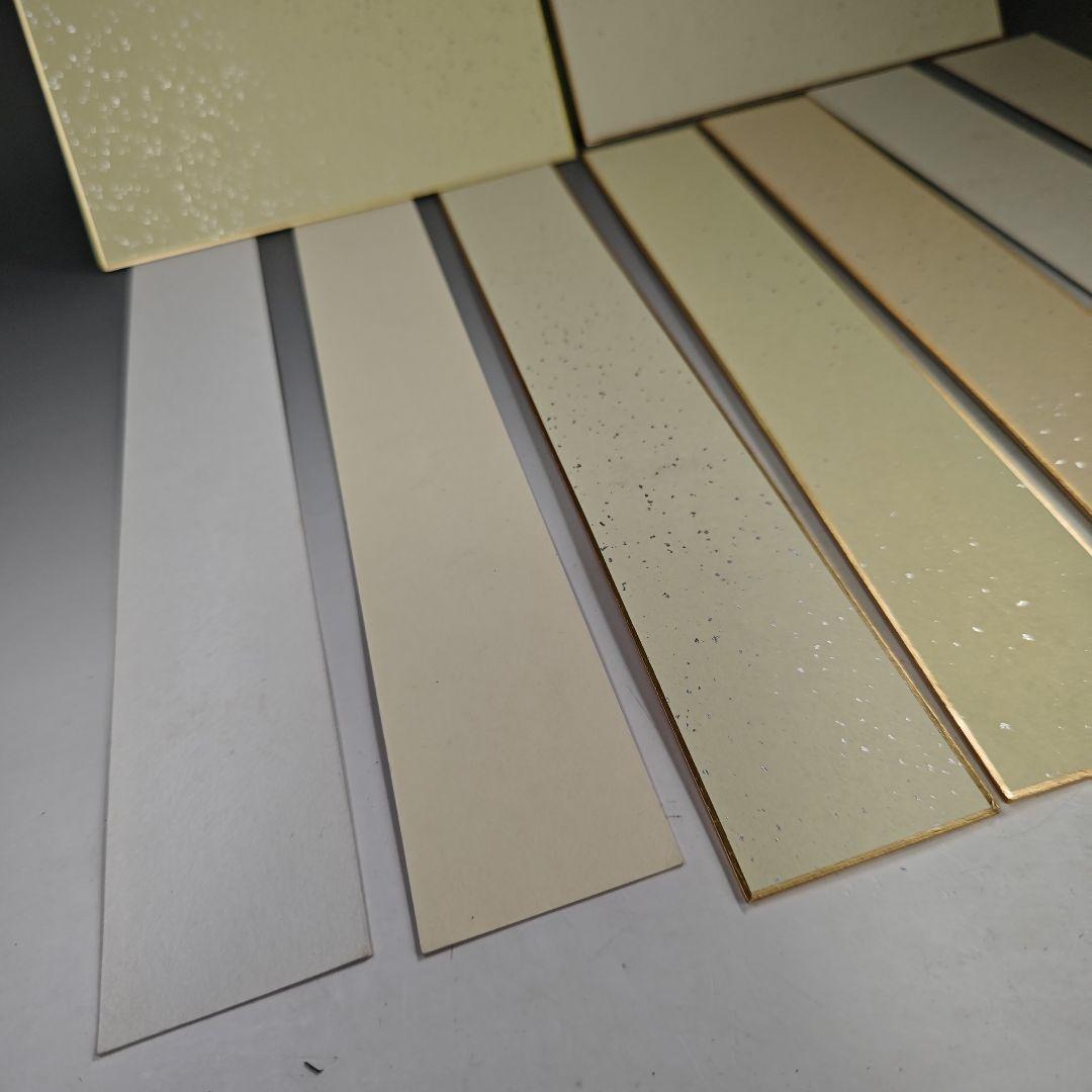 イ954 短冊『表千家　久田宗也（尋牛ゅ斎）色紙.短冊　計9点‼️　肉筆』茶道具