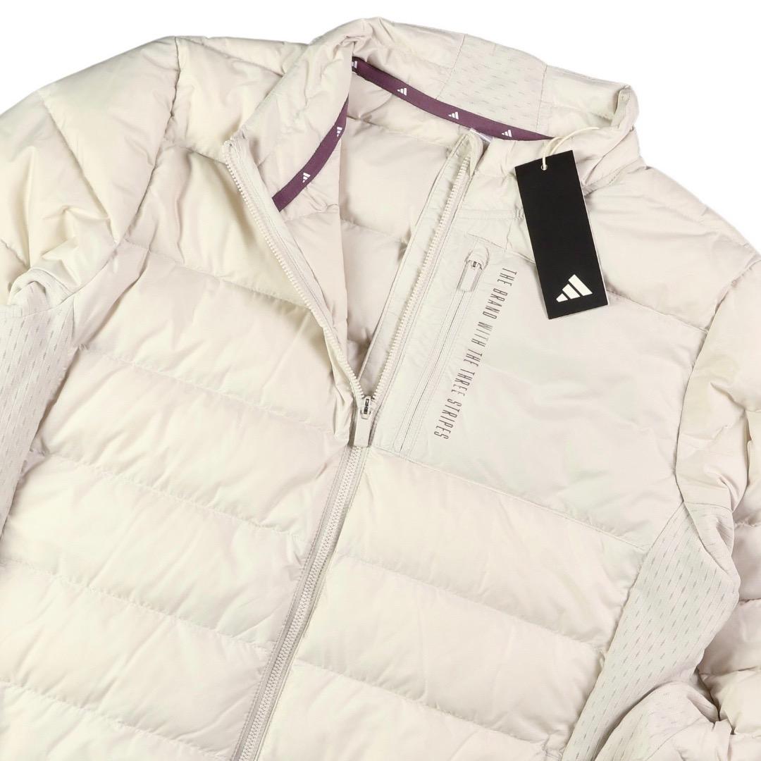 【XL】秋冬 アディダス ゴルフ 保温 600フィルパワー ダウンジャケットBG