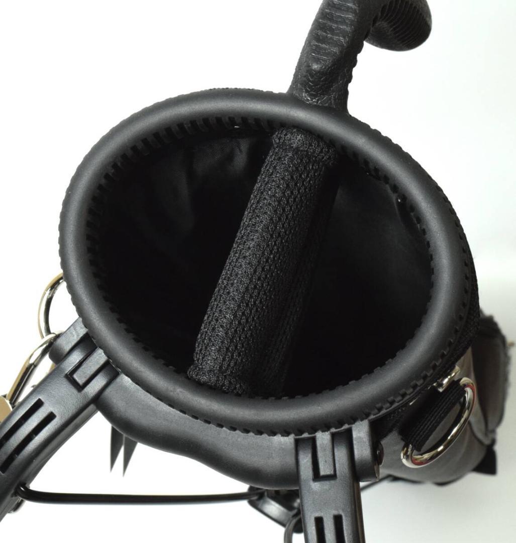 未使用 ペッレモルビダ セルフスタンド キャディバッグ ブラック PG016