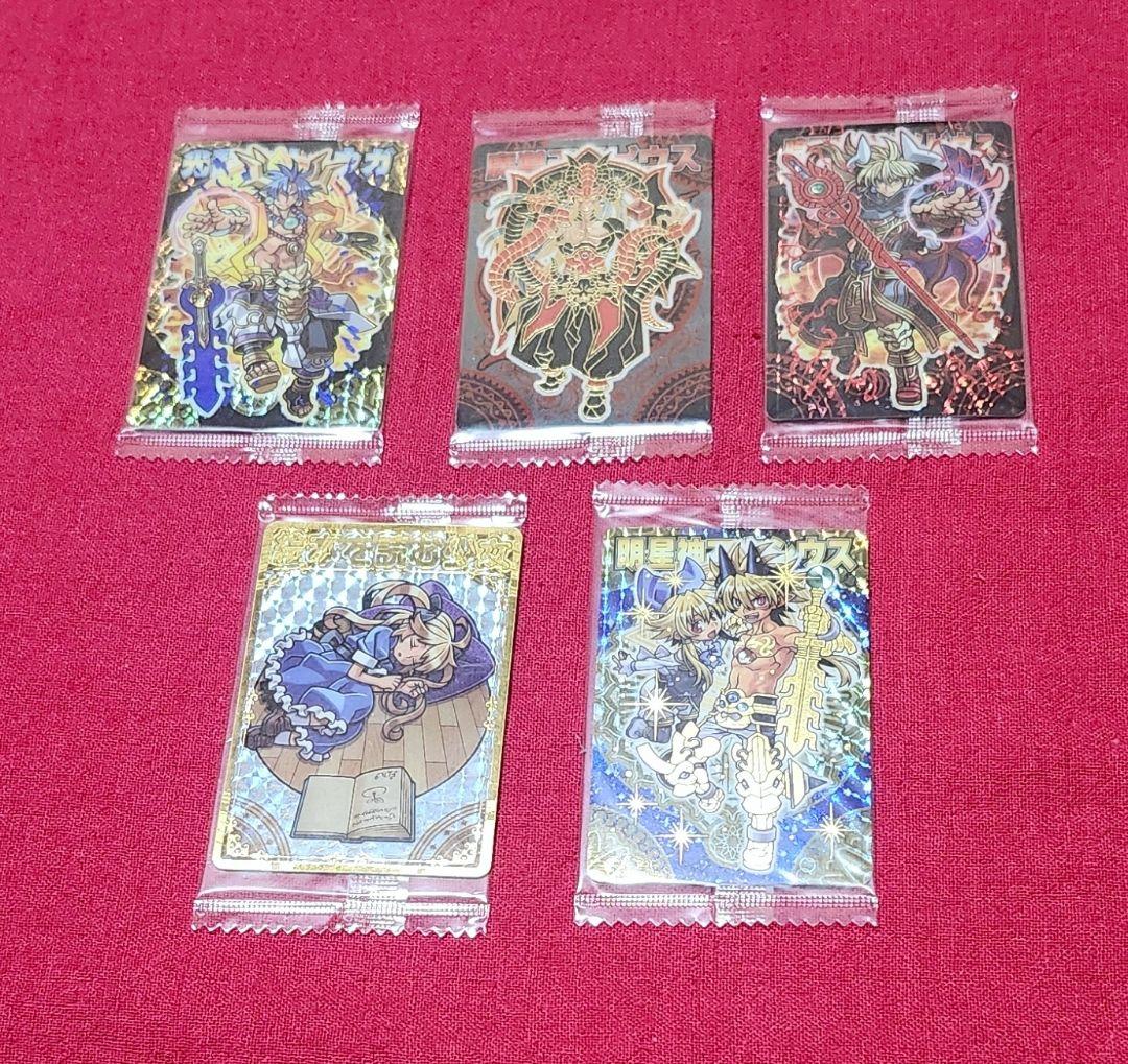 神羅万象 金箔 箔押し レア 未開封 暗所保管 5枚セット リュウガ