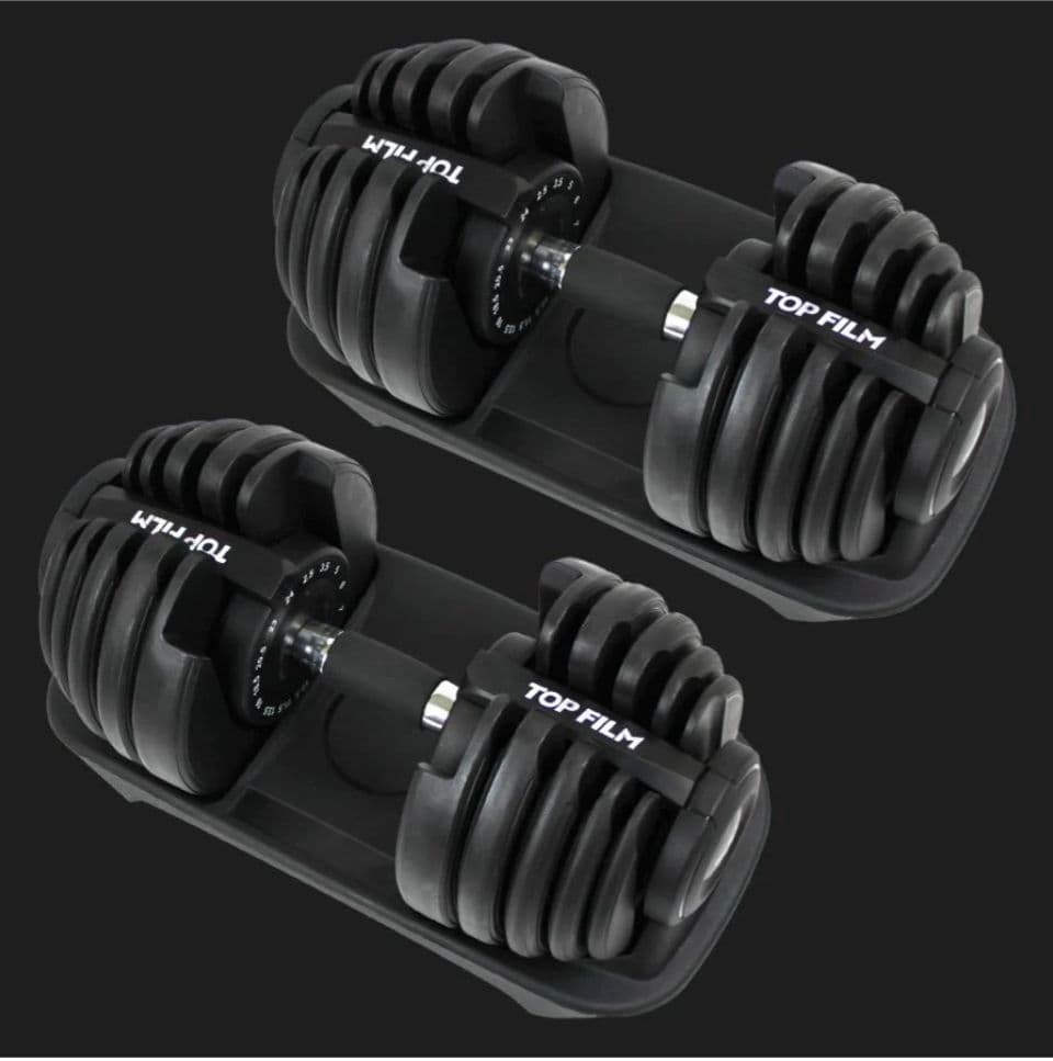 可変式ダンベル 24kg×2個セット15段階調整式静音設計省スペース収納高品質