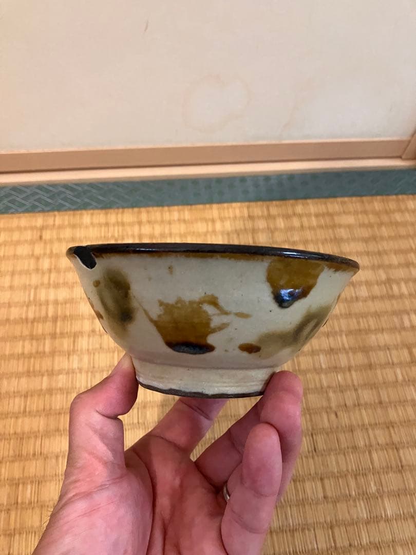 金城次郎　壺屋時代　点打マカイ　民藝