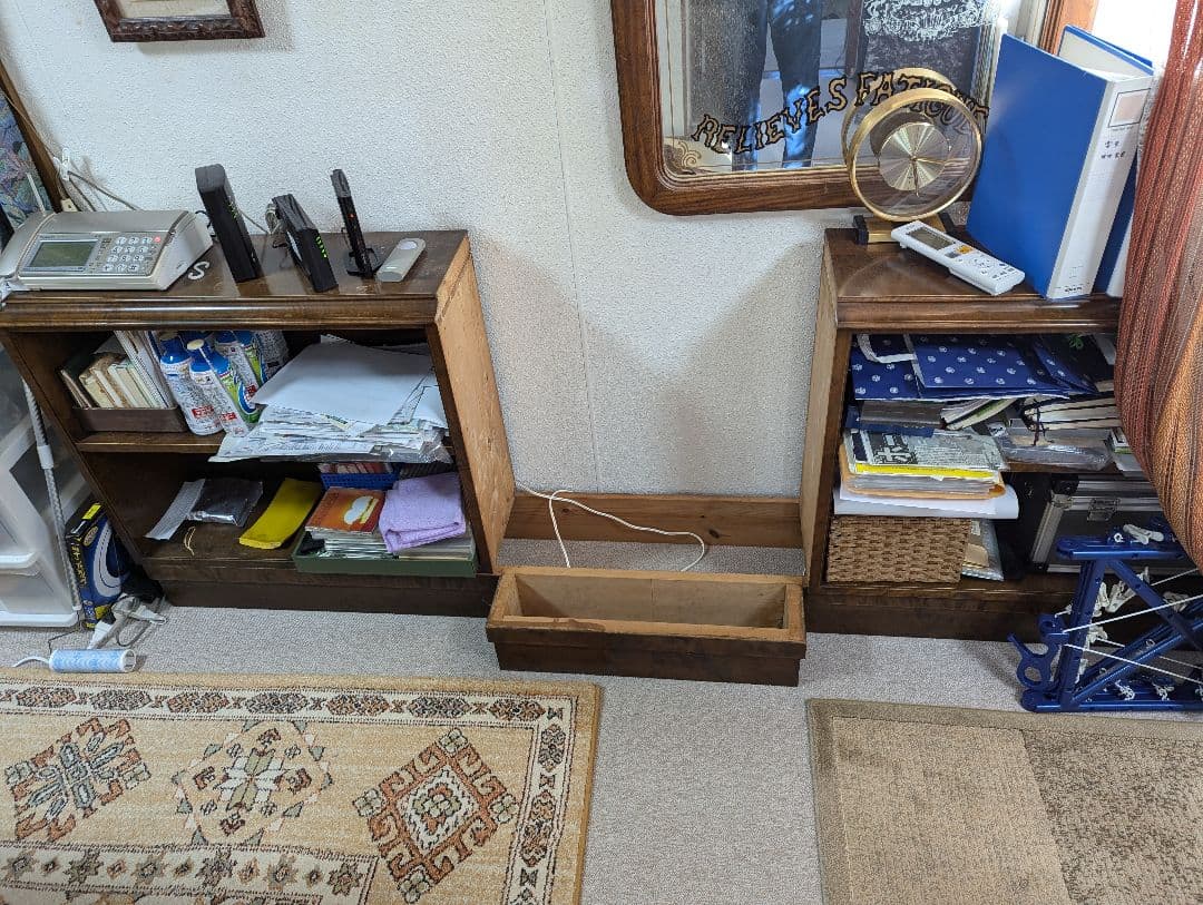 アールヌーボー ステンドグラスキャビネット