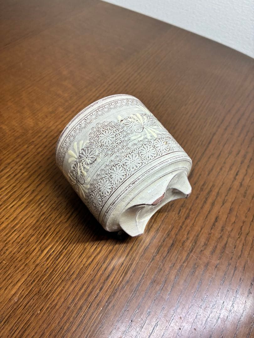 京焼 香炉 清水焼 森里陶楽 森里秀夫 紫三島