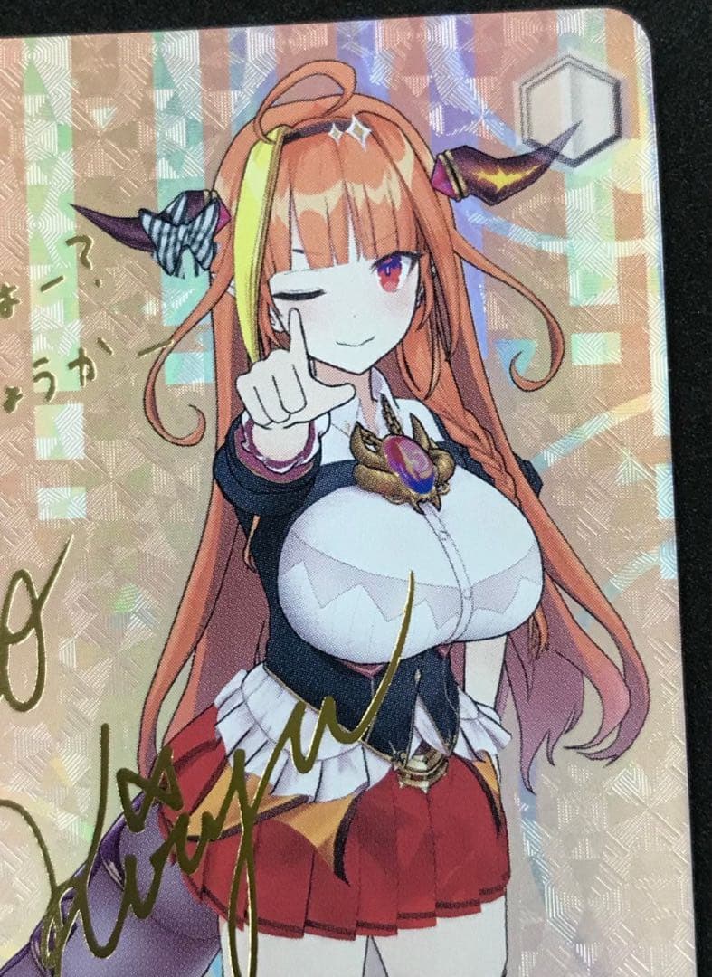 ヴァイスシュヴァルツ ホロライブ #みかじ絵 桐生ココ サイン