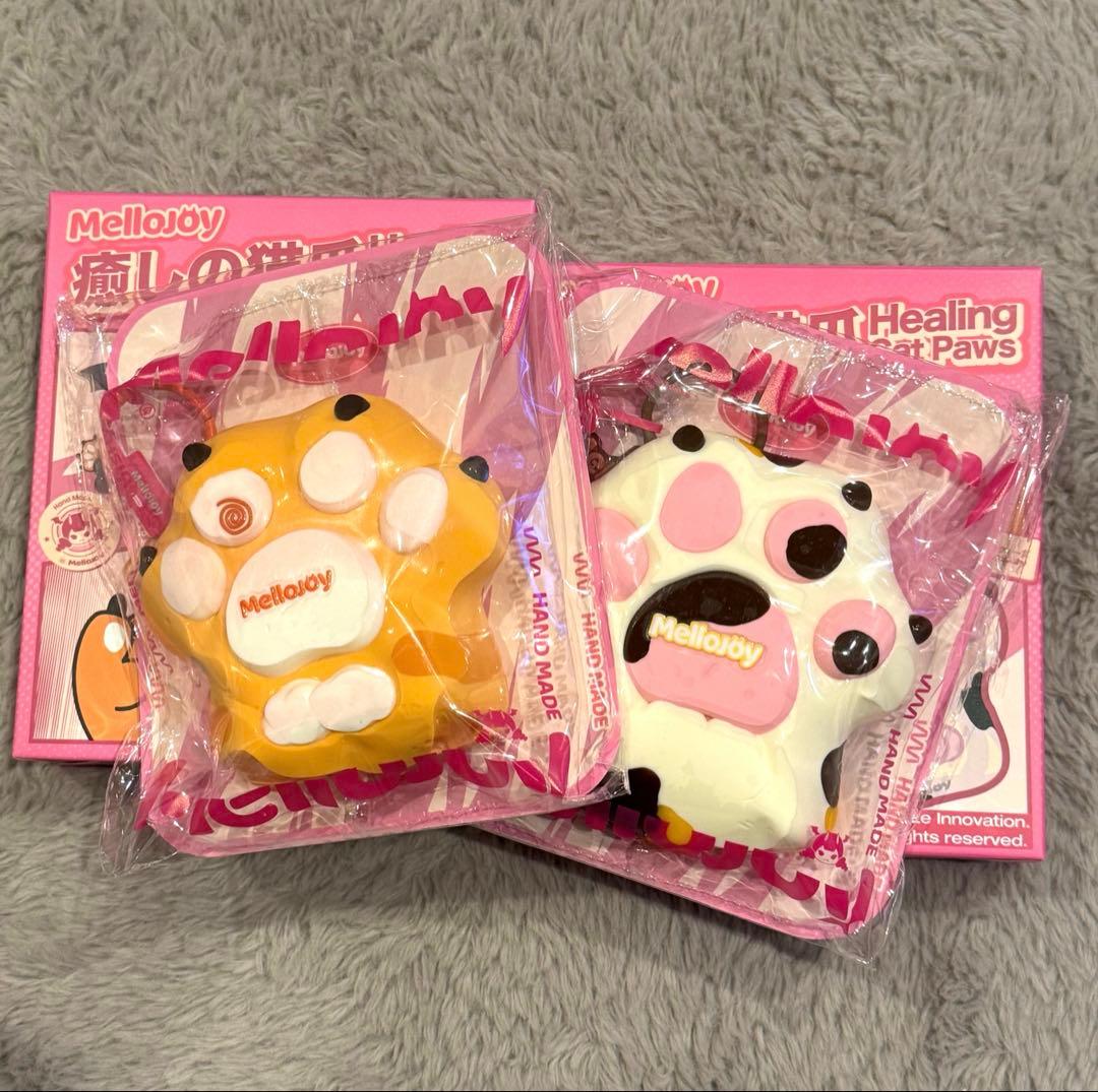 mellojoy メロジョイ スクイーズ 猫爪 茶トラ&三毛