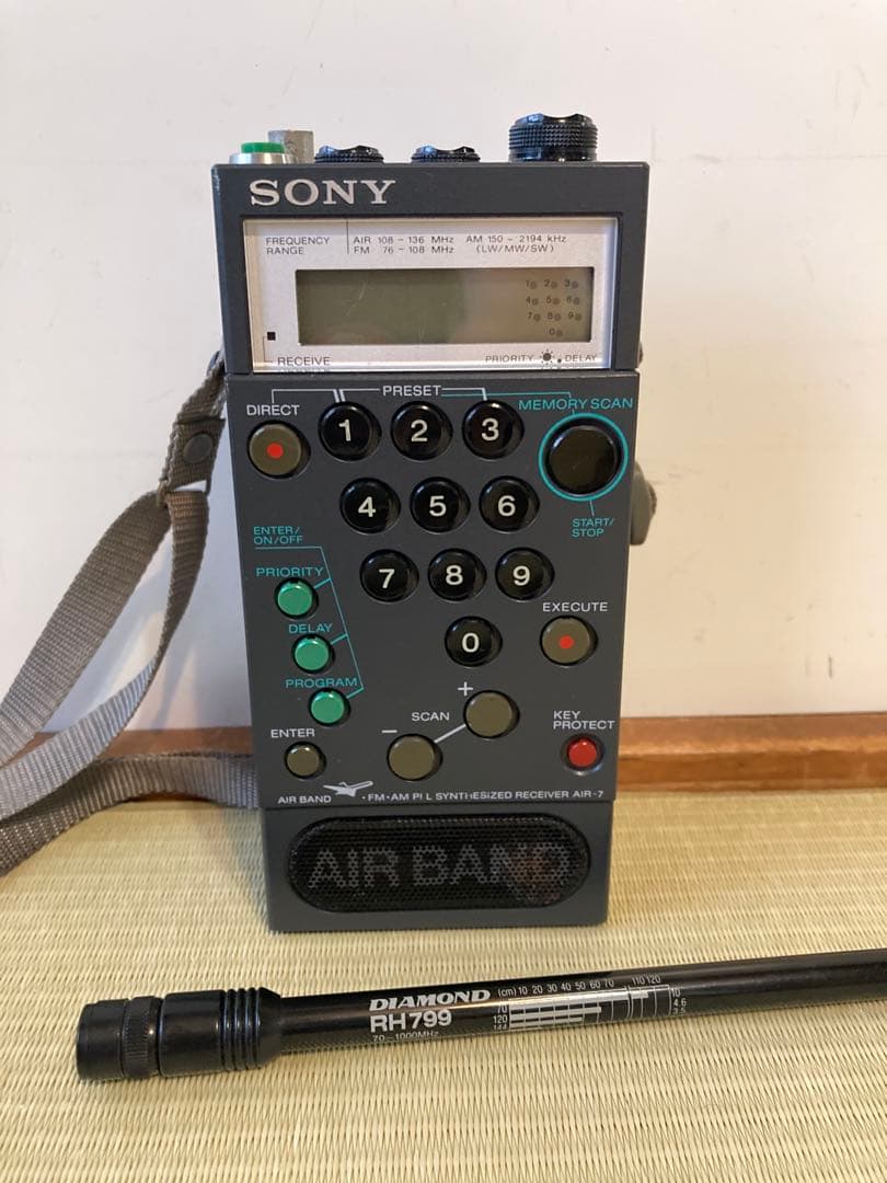 SONY AIR BAND 受信機 + RH799アンテナ