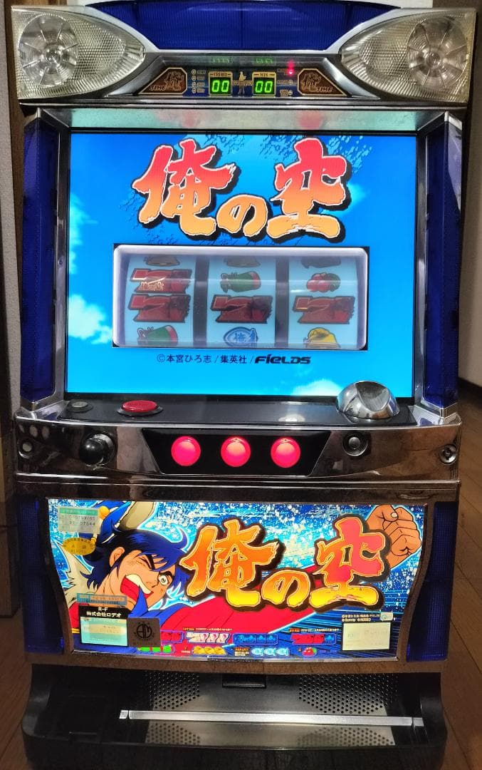 【パチスロ実機】ロデオ★『初代』俺の空【オートプレイ付不要機付】４号機