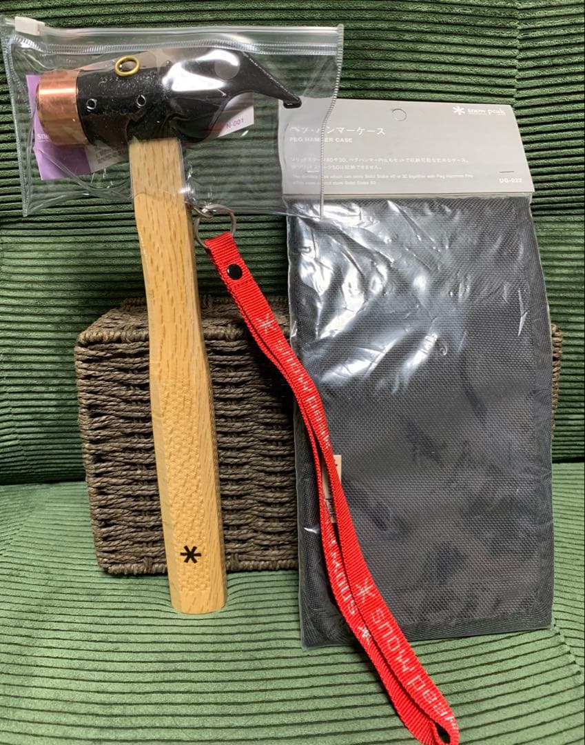 ☆新品未使用!!★ peak ペグハンマー ＆ ペグハンマーケース ★☆