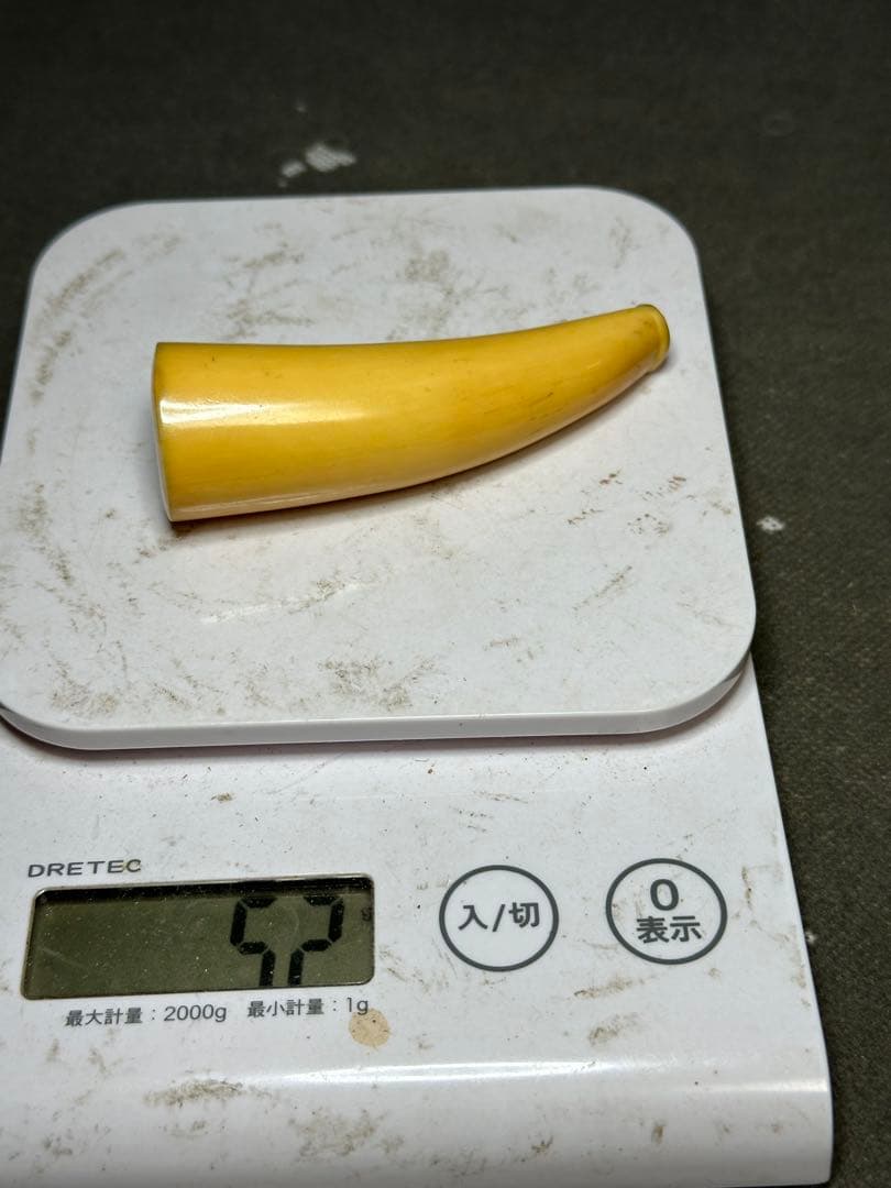 鯨歯　マッコウクジラ　煙管 パイプ　喫煙具天然素材　アンティーク　骨董