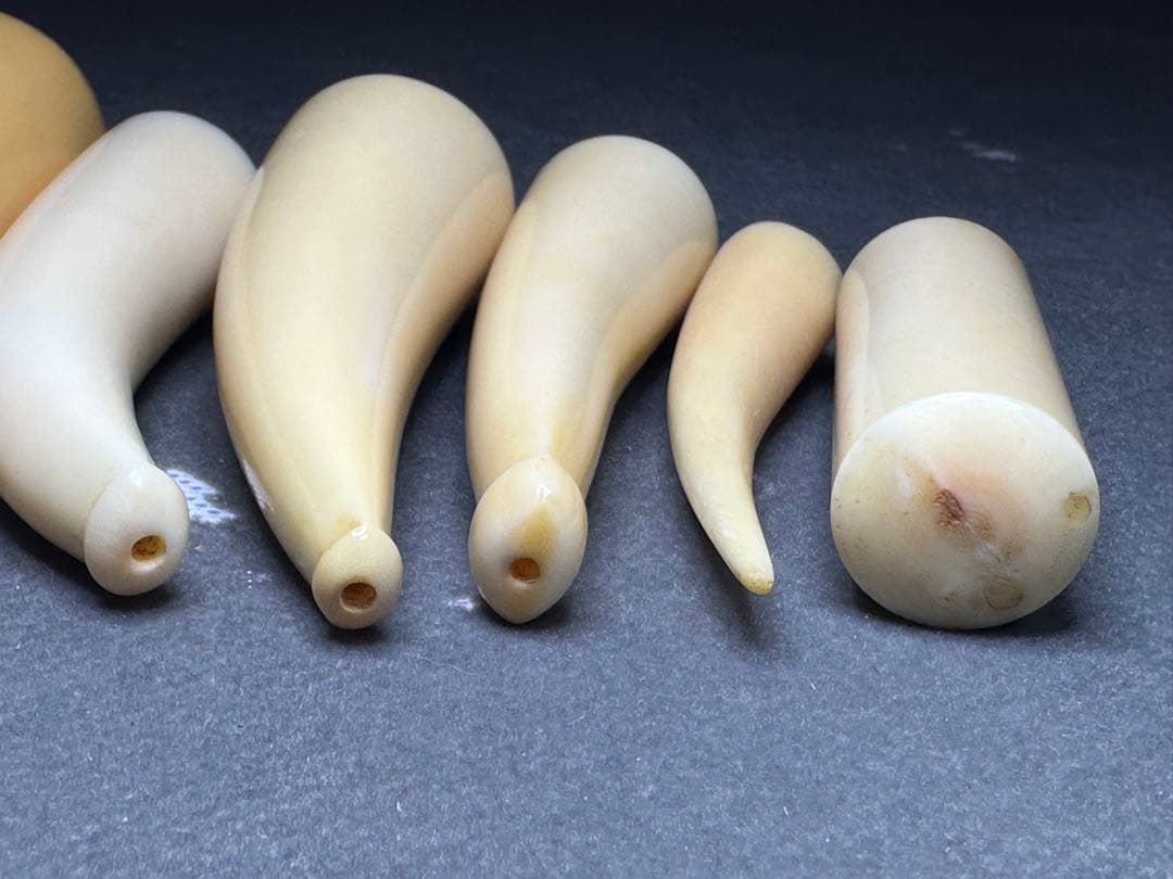 鯨歯　マッコウクジラ　煙管 パイプ　喫煙具天然素材　アンティーク　骨董