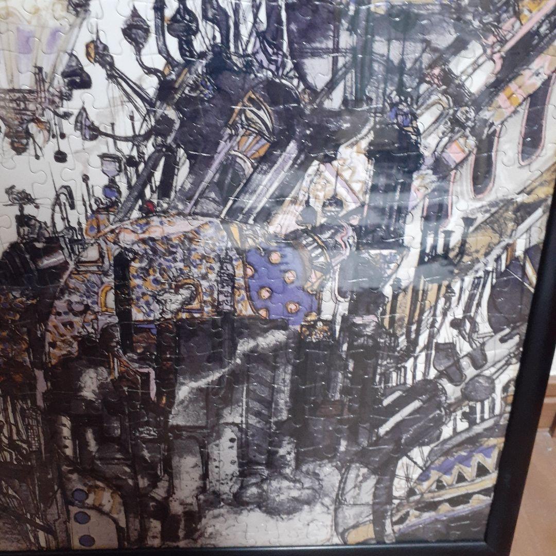 完成品　天野喜孝　ファイナルファンタジー6 街　1000ピース ジグソーパズル