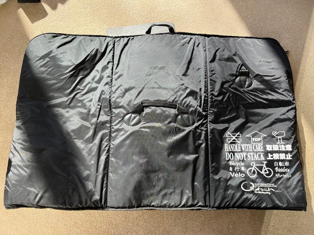 OSTRICH オーストリッチ　輪行バック 自転車用輪行バッグ 大型 黒