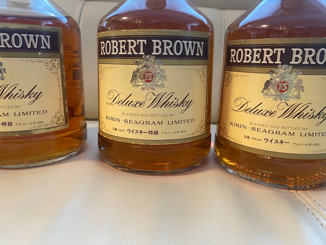 古酒ROBERT BROWN デラックスウイスキー 4本セット