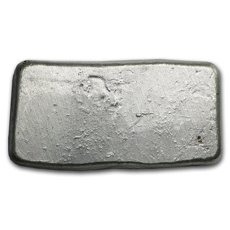 1オンス 手作り銀地金 - （私を踏むな）