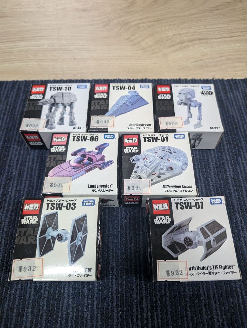 ７個セット！！　スター・ウォーズ TSWシリーズ ミニカーセット　トミカ