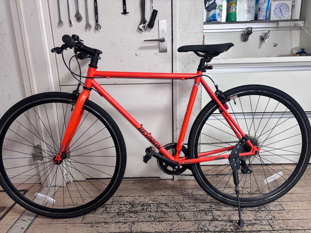 REUNION クロスバイク 700C オレンジ