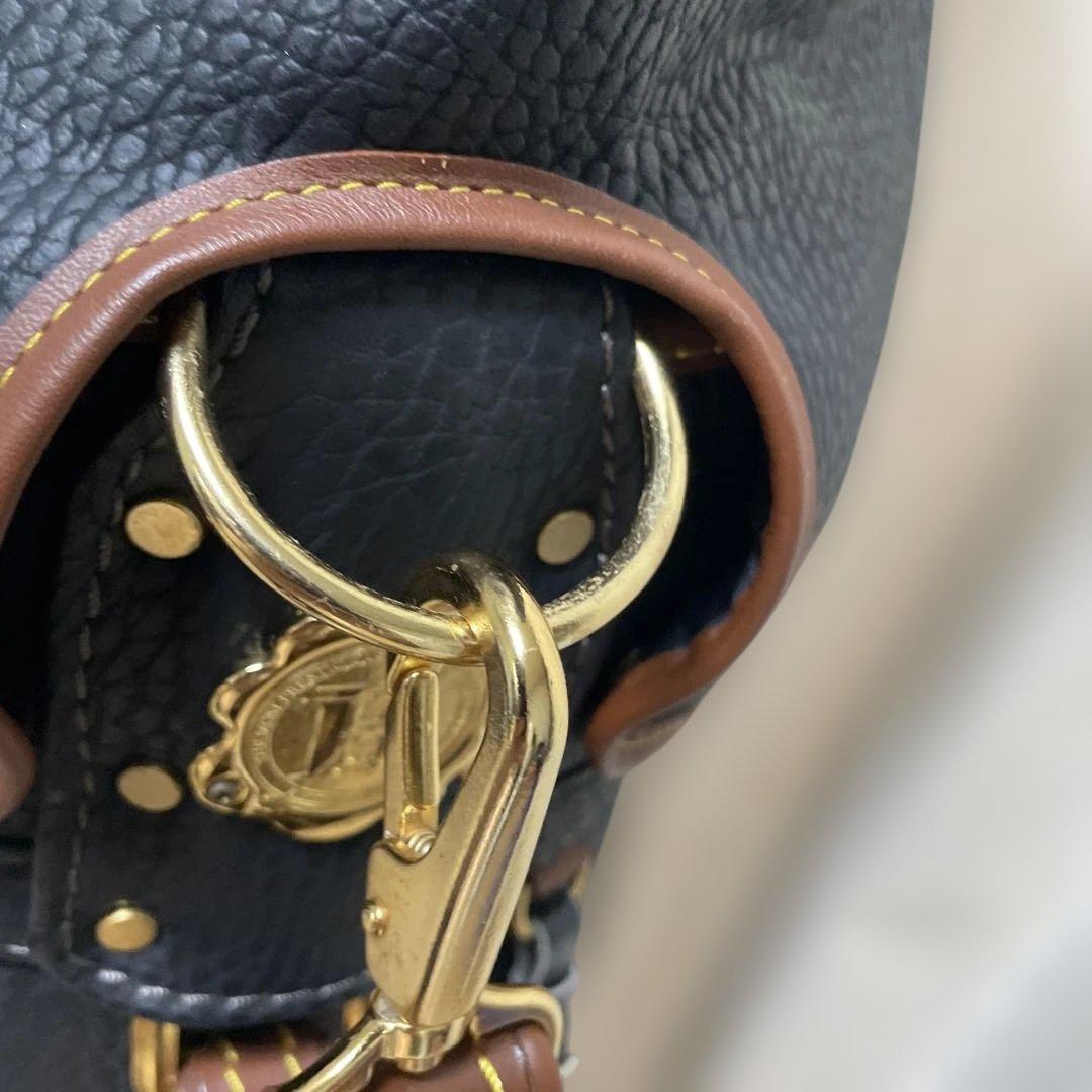 希少品 美品 HONMA ホンマ 本間 クラシック 本革 レザー キャディバッグ